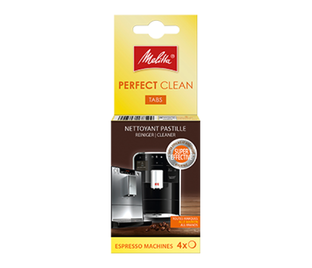 MELITTA Perfect Clean Tabs Tabletki czyszczące do ekspresów automatycznych 4 szt. - 1227676 - zdjęcie